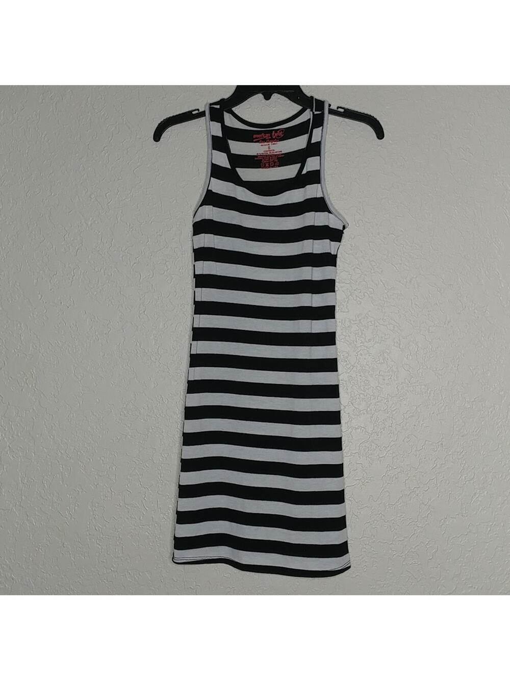 American Twist Striped Racerback Tank Dress Size S